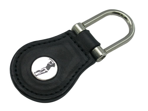 Leather key chain