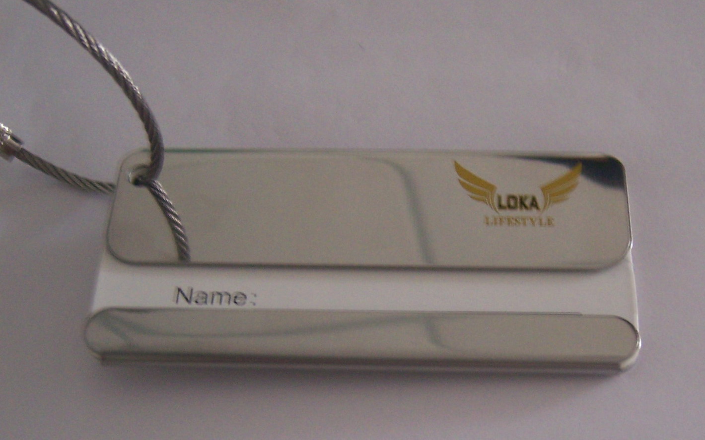 Metal Luggage Tag