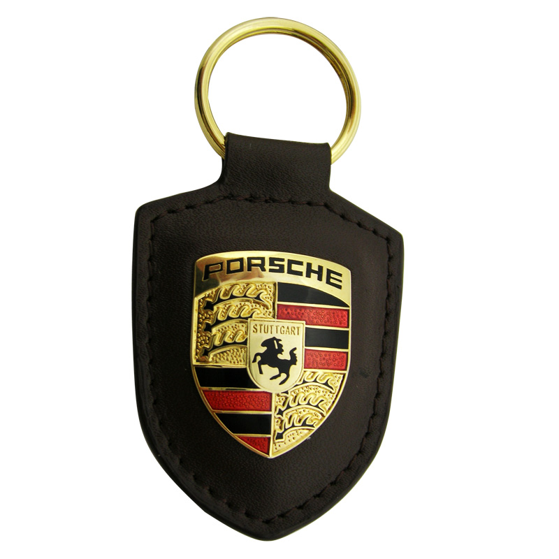 Porsche Leather Key Chain