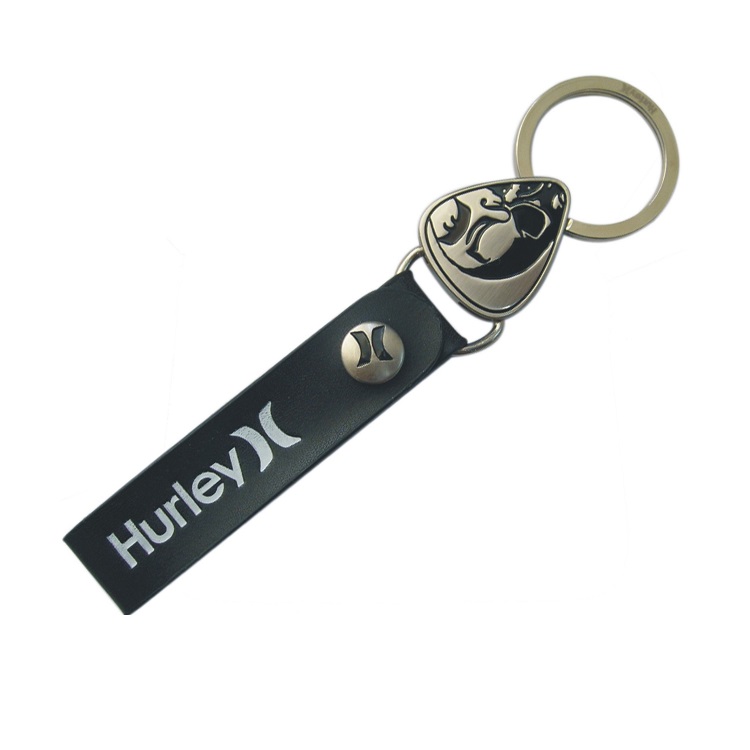 Genuine leather keychain