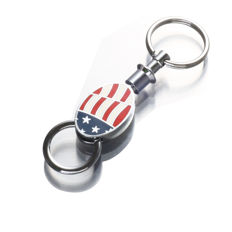 Flag shape keychain
