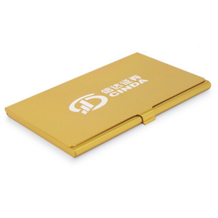Gold style name card holder