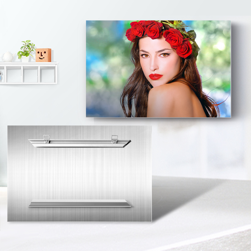 sublimation metal wedding photo print aluminum large size metal print