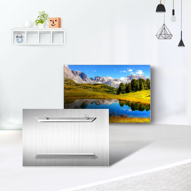 HD glossy mount aluminum metal print for wall art