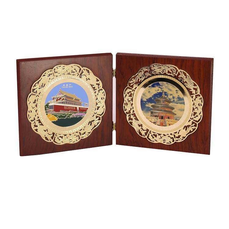 custom wooden metal award plaque